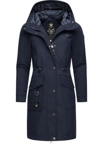 Ragwear Damen Outdoorjacke "Summer Reloved Remake", blau, casual, Gr. XS, Obermaterial: 100% Polyester (recycelt), Innenfutter: 100% Polyester