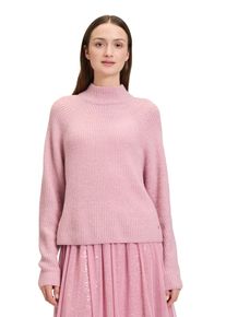BETTY & CO BETTY & CO Damen Strickpullover "Betty & Co Grobstrick-Pullover mit hohem Kragen", rosa, modisch, Gr. 42, Strick, Obermaterial: 44% Polyacryl, 31%