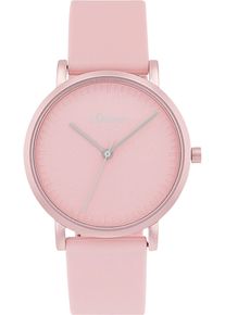 s.Oliver Damen Quarzuhr, rosa, Armbanduhren, Armbanduhr, Damenuhr, Silikonarmband, analog