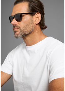 MAN'S WORLD MAN'S WORLD Damen Sonnenbrille, schwarz, sportlich,modisch, matt, Brillen, mit matt-anthrazit farbenden Rahmen - NEW