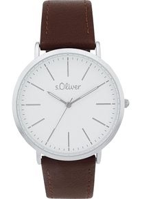 s.Oliver Damen Quarzuhr, braun, Armbanduhren, Armbanduhr, Damenuhr, Herrenuhr, analog
