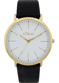 s.Oliver Damen Quarzuhr, schwarz, Armbanduhren, Armbanduhr, Damenuhr, Herrenuhr, analog