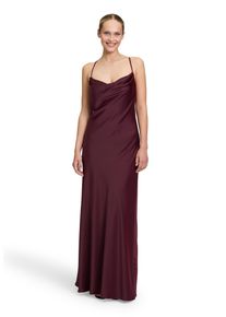 Vera Mont Damen Abendkleid "Vera Mont Abendkleid mit Wasserfallausschnitt"wild ruby, feminin, Gr. 32, Obermaterial: 97% Polyester, 3% Elasthan.