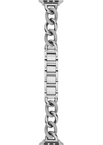 Michael Kors Smartwatch-Armband "Apple Strap", APPLE WATCHmit einem Gehäuse-Ø von 38/40/41mm oder 42/44/45/49mm, silber, Edelstahl, Uhrenarmbänder,