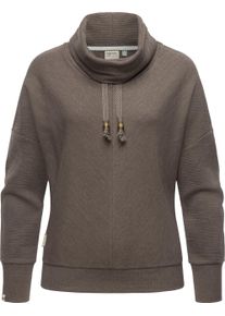Ragwear Damen Sweater "Balancia Organic", braun, casual, Gr. XS, Sweatware, Material: 100% Baumwolle (bio), Sweatshirts, Damen Hoodie im