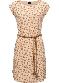 Ragwear Damen Sommerkleid "Manndy Dress", beige, casual, Gr. XL, 50% Baumwolle (bio), 50% Polyester (recycelt), Kleider, Jersey-Kleid in maritimer