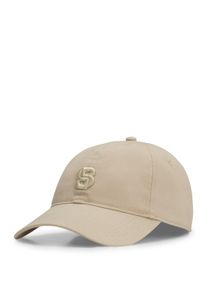 BOSS Damen Baseball Cap "Ari ICON", beige, casual, unifarben, Twill, Baumwolle, Caps, mit 3D-Double-B-Monogramm-Stickerei