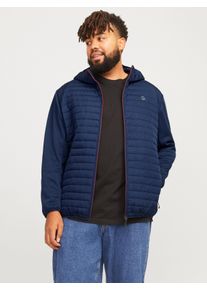 Jack & Jones PlusSize Herren Steppjacke "JJEMULTI QUILTED JACKET PS NOOS", blau, modisch, Gr. XXXL, JACK & JONES PLUSSIZE, unifarben, Web, Obermaterial: 100% Polyester,