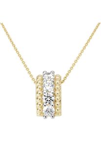 Firetti Damen Ketten-Anhänger "Schmuck Geschenk Gold 333 Halsschmuck Anhänger Fantasie bicolor", Gelbgold 333, 0,95 g, gelb, Gelbgold 333,