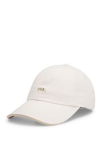 BOSS Damen Baseball Cap "Ari-ME", weiß, casual, unifarben, Twill, Baumwolle, Caps, mit BOSS Schriftzug