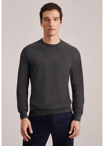 Seidensticker Herren Strickpullover "Schwarze Rose", schwarz, Gr. XXL, unifarben, 100% Baumwolle, Pullover, Langarm Rundhals Uni