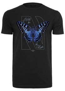 MisterTee Herren T-Shirt "MisterTee Herren Wild For The Night Tee", schwarz, casual, Gr. XS, bedruckt, 100% Baumwolle, Shirts