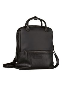 Tom Tailor Cityrucksack "Gia", schwarz, Polyurethane, Rucksäcke, Freizeitrucksack Arbeitsrucksack Schulrucksack