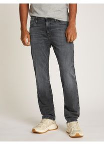 Tommy Jeans Herren Slim-fit-Jeans "RYAN SLIM STRAIGHT", grau, casual, Gr. 31, unifarben, Denim/Jeans, Obermaterial: 99% Baumwolle, 1% Elasthan,