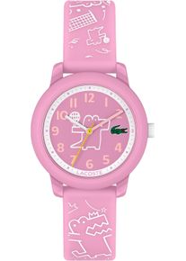 Lacoste Kinder Quarzuhr "Lacoste.12.12 KIDS", rosa, Armbanduhren, Armbanduhr, Kinderuhr, Silikonarmband, Geschenkidee