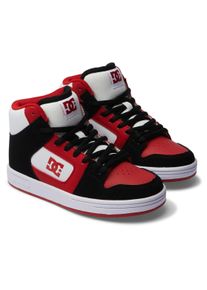 DC Shoes Kinder Sneaker "Manteca 4 Hi", Gr. 4,5, schwarz, Obermaterial: Leder (Kuh) / Futter: Textil / Außensohle: Gummi, Schuhe