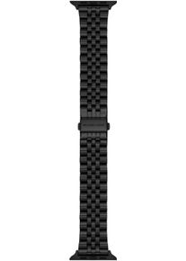 Michael Kors Smartwatch-Armband "Apple Strap", KOMPATIBEL MIT SERIE 1, 2, 3, 4, 5, 6, 7 und 8 Apple Watch , schwarz, Edelstahl, Uhrenarmbänder,