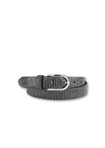 Bernd Götz BERND GÖTZ Damen Ledergürtel, schwarz, casual,modisch, Gr. 100, glänzend, Rindsleder, Gürtel, mit Metallicprint