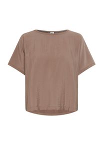 Brax Damen Kurzarmshirt "Style CARA", grau, Gr. 46, 47% Baumwolle, 47% Modal, 6% Elasthan, Shirts