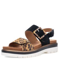 Ara Damen Plateausandaletten "MALAGA", Gr. 39, bunt, Veloursleder, casual, Schuhe, Plateausandale, Klettschuh in Bequemweite G (= weit)