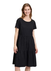 Vera Mont Damen Sommerkleid "Vera Mont Sommerkleid mit Stufen", schwarz, modisch, Gr. 36, Obermaterial: 75% Baumwolle, 22% Polyamid, 3% Elasthan.,