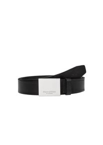Marc O'Polo MARC O'POLO Damen Ledergürtel "aus edlem Rindleder", schwarz, Gr. 85, unifarben, Rindsleder, Gürtel