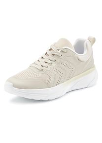 Lascana Damen Sneaker, Gr. 37, beige, Obermaterial: 100% Textilmaterial. Futter: 100% Textilmaterial. Decksohle: 100% Textilmaterial. Laufsohle: 100%