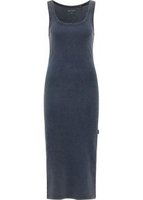Mustang Damen Maxikleid "Damen Style Mona", blau, Gr. XS, 100% Baumwolle, Kleider