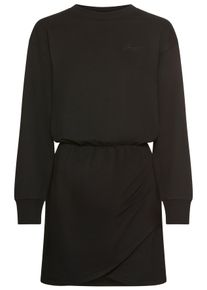 BOSS Orange Damen Sweatkleid "Ettic Premium Damenmode", schwarz, casual, Gr. S, unifarben, Sweatware, Obermaterial: 100% Baumwolle, Kleider, mit