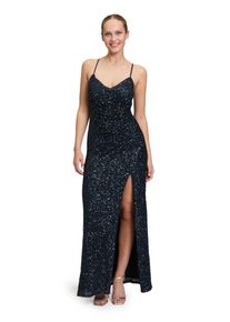 Vera Mont Damen Abendkleid "Vera Mont Abendkleid figurbetont", blau, feminin, Gr. 42, Obermaterial: 95% Polyester, 5% Elasthan. Futter: 100%