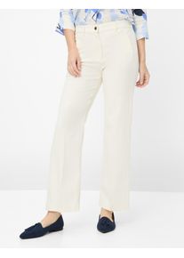 Damen Röhrenjeans "Style PEGGY FLARED", beige, Gr. 21, RAPHAELA BY Brax, 76% Baumwolle, 21% Polyester, 3% Elasthan, Jeans