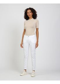 Gang Damen Relaxhose "Gang Hosen Relaxed 94AMELIE CROPPED", weiß, Gr. 29, 97% Baumwolle, 3% Elasthan, Hosen