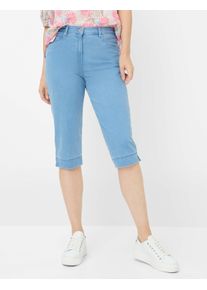 Damen 5-Pocket-Jeans "Style CAREN CAPRI", blau, Gr. 40, RAPHAELA BY Brax, 78% Baumwolle, 18% Polyester, 4% Elasthan, Jeans