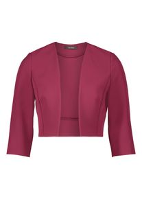 Vera Mont Damen Bolerojacke "Vera Mont Bolero-Jacke mit Kellerfalten", rosa, elegant, Gr. 38, Satin, Obermaterial: 90% Polyester, 10% Elasthan.,