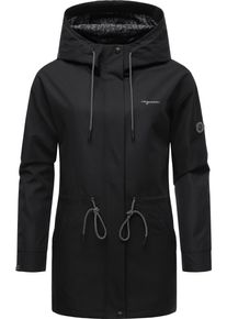 Ragwear Damen Outdoorjacke "Urbanna Remake", schwarz, casual, Gr. S, Obermaterial: 100% Polyester (recycelt), Innenfutter: 100% Polyester (recycelt),