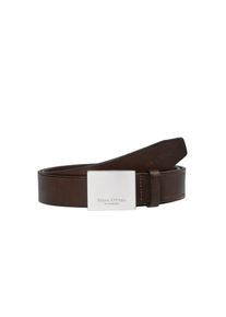 Marc O'Polo MARC O'POLO Damen Ledergürtel "aus edlem Rindleder"fine braun, Gr. 90, unifarben, Rindsleder, Gürtel