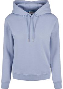 Urban Classics Damen Kapuzenpullover "Urban Classics Damen Ladies Organic Hoody", blau, casual, Gr. XXXL, unifarben, 100% Baumwolle, Pullover