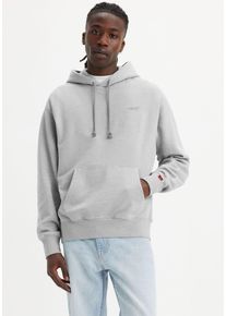 Levi's LEVI'S Herren Hoodie "THE AUTHENTIC HOODIE", grau, casual, Gr. L, meliert, Sweatware, Obermaterial: 88% Baumwolle, 12% Polyester, Sweatshirts, mit