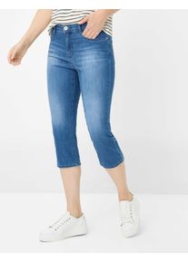 Brax Damen 5-Pocket-Jeans "Style MARY C", blau, Gr. 72, 75% Baumwolle, 17% Polyester, 5% Elastomultiester, 3% Elasthan, Jeans