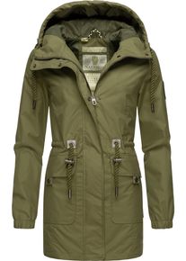 Navahoo Damen Outdoorjacke "Neophee", grün, Basic, Gr. XS, Obermaterial: 100% Polyester (recycelt), Futter: 100% Polyester (recycelt), Ärmelfutter: