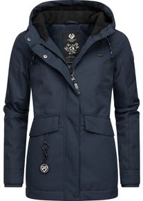Ragwear Damen Winterjacke "Jazmin Remake II Intl.", blau, casual, Gr. XS, Obermaterial: 100% Polyester, Futter: 100% Polyester (recycelt),