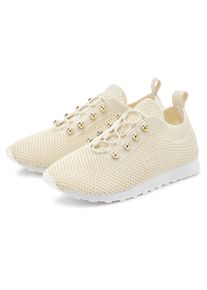 Vivance Damen Sneaker, Gr. 39, beige, Obermaterial: 100% Textilmaterial. Futter: 100% Textilmaterial. Decksohle: 100% Textilmaterial. Laufsohle: 100%