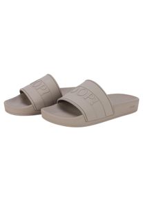 JOOP! JOOP Herren Badepantolette "lettera marinos sandal fc", Gr. 41, grau, 100% Gummi, sportlich, Schuhe