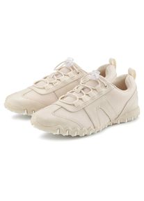 Vivance Damen Sneaker, Gr. 40, beige, Obermaterial: 50% Lederimitat, 50% Textilmaterial. Futter: 100% Textilmaterial. Decksohle: 100% Textilmaterial.