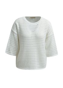 Smith & Soul SMITH & SOUL Damen Kurzarmpullover, beige, casual, Gr. M, unifarben, Material: 50% Baumwolle, 50% Polyacryl, Pullover, mit überschnittenen Schultern