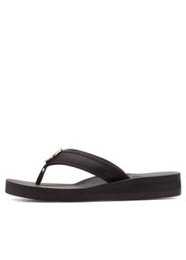 Lascana Damen Badezehentrenner, Gr. 44, schwarz, Obermaterial: 100% Textilmaterial. Decksohle: 100% Synthetik. Laufsohle: 100% Synthetik, unifarben,