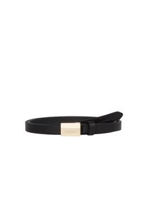Marc O'Polo MARC O'POLO Damen Ledergürtel "mit goldfarbener Ankerschließe", schwarz, Gr. 95, Rindsleder, Gürtel