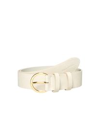 Marc O'Polo MARC O'POLO Damen Ledergürtel "aus softem Nubukleder", beige, Gr. 90, unifarben, Rindsleder, Gürtel