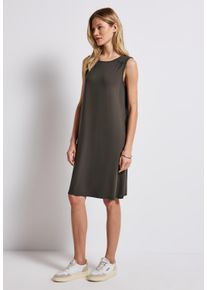 Street One Damen Sommerkleidnomad braun, casual, Gr. 34, unifarben, Stoff, 95% Viskose, 5% Elasthan, Kleider, aus Viskose