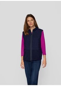 Rabe Damen Steppweste "Weste", blau, feminin, Gr. 40, unifarben, 48%Viskose 31%Polyester 21%Polyamid 100%Polyester, Westen